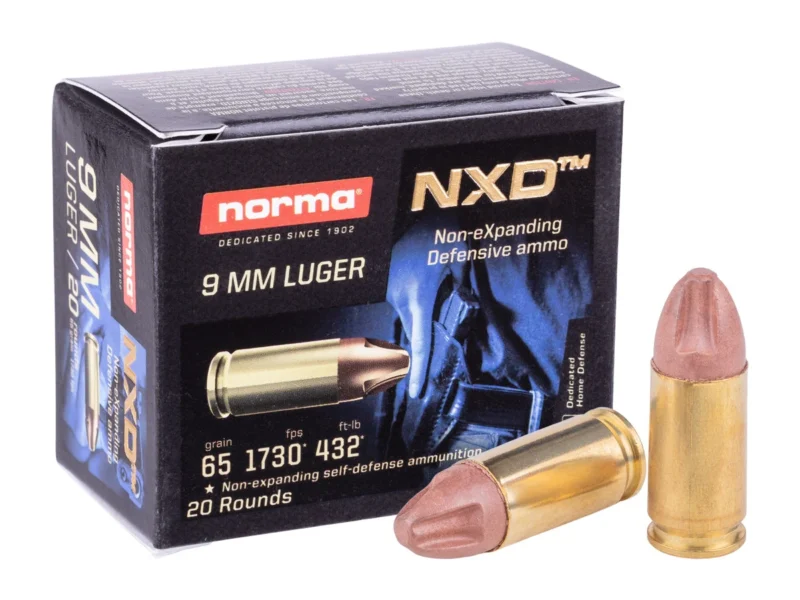 NORMA 9MM LUGER 65GR NXD 20RDS