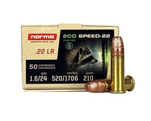 NORMA ECO SPEED-22 22LR 24GR 1706FPS AMMO 50RDS