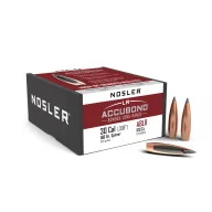 NOSLER 30CAL (.308") 168GR SP ACCUBOND-LONG RANGE BULLETS 100CT