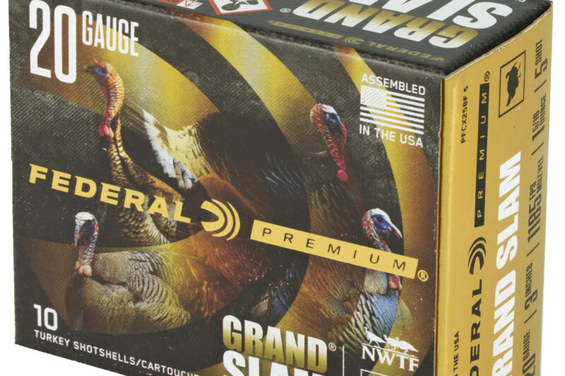 PFCX258F5 FEDERAL GRAND SLAM TURKEY 20GA 3" 1-5/16OZ 1185FPS #5 AMMO 10RDS