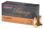 PMC 25 ACP 50GR FMJ-RN AMMO 50RDS