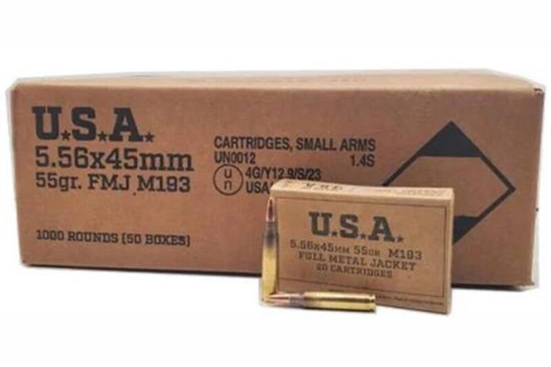 PMC 5.56 55GR FMJ 1000RDS PMC 5.56 55GR FMJ AMMO 1000RDS