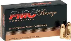 PMC 380 ACP 90GR FMJ AMMO 50RDS