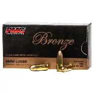 PMC 9MM LUGER 124GR FMJ AMMO 50RDS