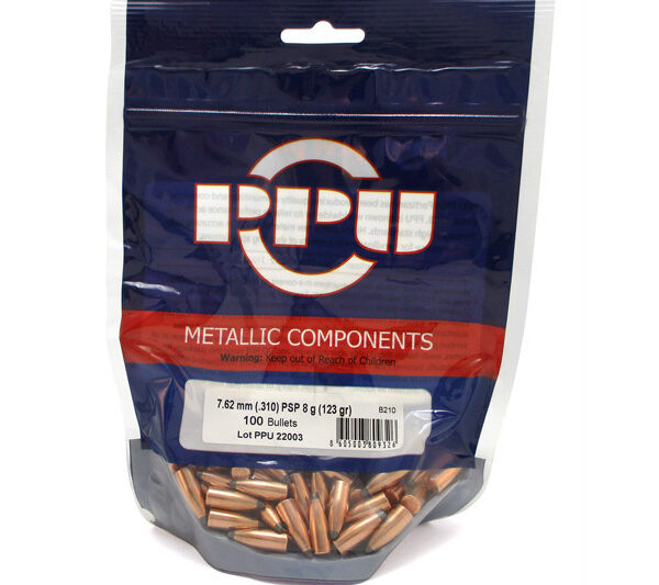 PPU 7.62X39MM 123GR 100CT BULLETS