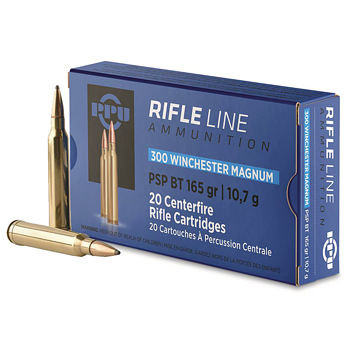 PPU 300 WIN MAG 165GR PSPBT AMMO 20RDS PPU 300 WIN MAG 165GR PSPBT AMMO 20RDS