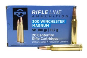 PPU 300 WINCHESTER MAG SP 180GR AMMO 20RDS