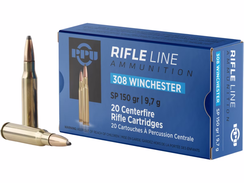 PRVI PARTIZAN 308 WIN 150GR SP AMMO 20RDS