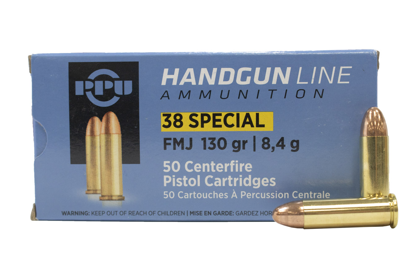 prvi-partizan .38 Special 130gr FMJ – 50rd