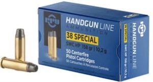 PPU 38 SPECIAL 158gr SWC HP AMMO 50RDS