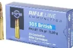PPU 303 BRITISH 174GR FMJ AMMO 20RDS