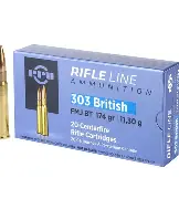 PPU 303 BRITISH 174GR FMJ AMMO 20RDS