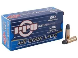 PPU 32 S&w Long 98GR LRN Ammo