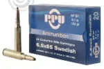 PPU 6.5 X 55 SWEDISH SP 139GR AMMO 20RDS