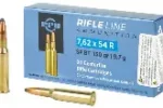 PPU 7.62X54R 150GR SP BT AMMO 20RDS