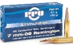 PPU 7MM-08 REMINGTON 140GR PSPBT AMMO 20RDS