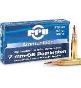 PPU 7MM-08 REMINGTON 140GR PSPBT AMMO 20RDS