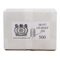 PRECISION CAST BULLET 38CAL (.358") 158GR RNFP BULLETS 500CT