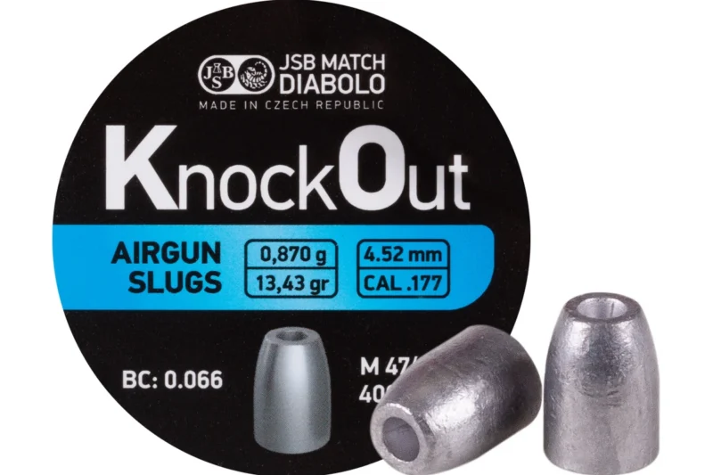 JSB KO SLUGS 177CAL 13.43GR PELLETS 400CT