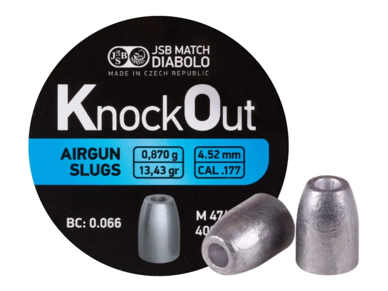 JSB KO SLUGS 177CAL 13.43GR PELLETS 400CT