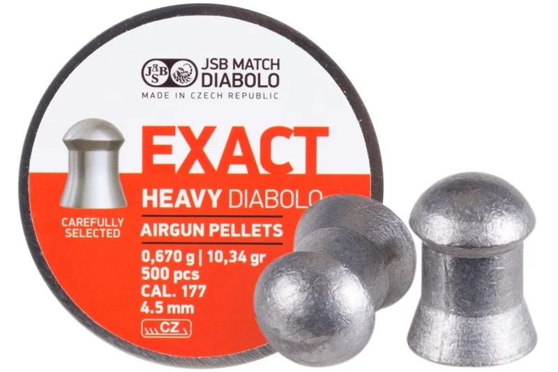 JSB EXACT HEAVY 177CAL 10.34GR PELLETS 500CT