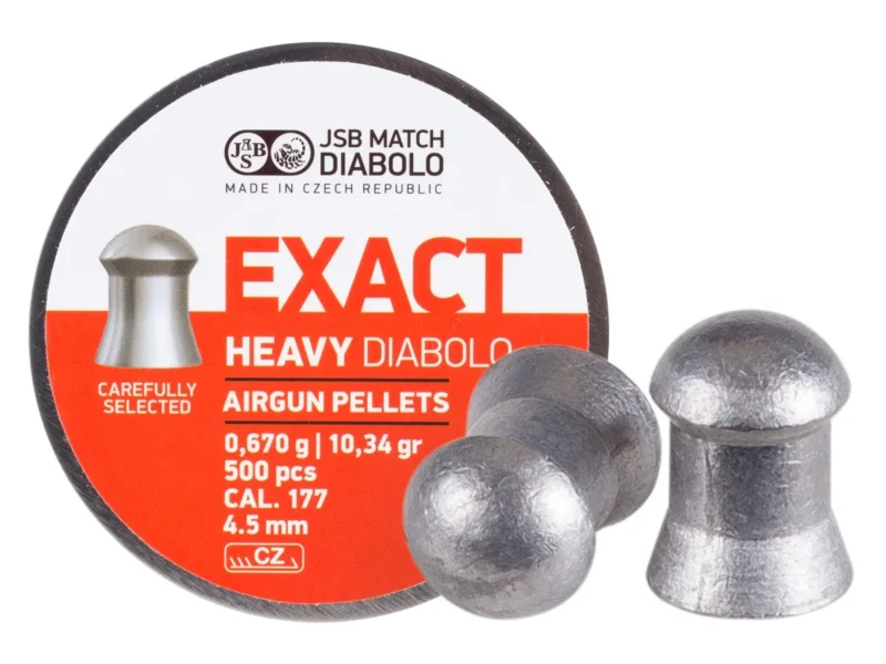 JSB EXACT HEAVY 177CAL 10.34GR PELLETS 500CT