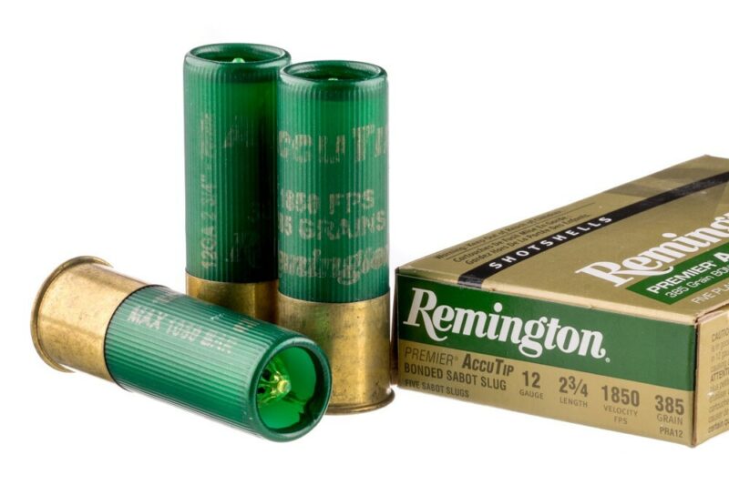 REMINGTON 12GA 2.75" 1850FPS 385GR ACCUTIP SLUG 5CT