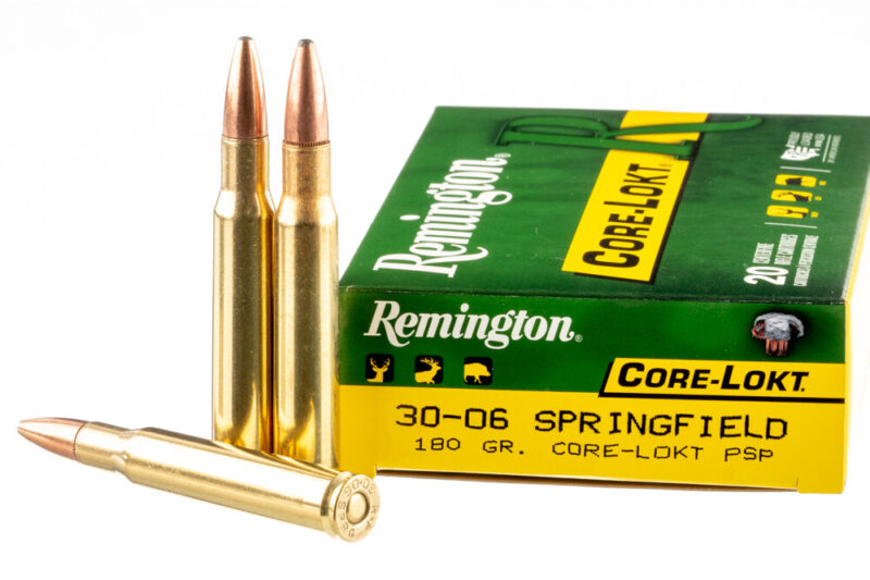 REMINGTON 30-06 SPRG 180gr CL PSP REMINGTON CORE LOKT 30-06 SPRG 180GR PSP AMMO 20RDS