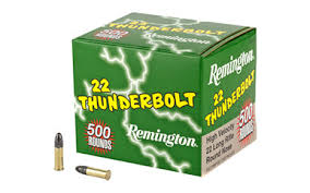 REMINGTON THUNDERBOLT 22LR 40GR LEAD-RN AMMO 500RDS