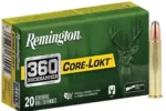 REMINGTON CORE LOKT 360 BUCKHAMMER 200GR SP AMMO 20RDS