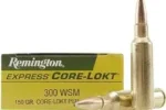 REMINGTON CORE LOKT 300 WSM 150GR PSP AMMO 20RDS