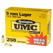 Remington 9mm Luger 115gr – 50rd