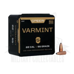 SPEER 22CAL (.224")  55GR SPTZ SP BULLETS 1000CT