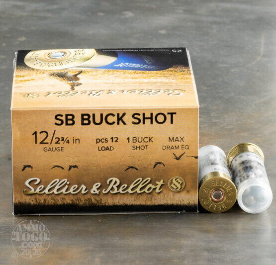 S&B 12GA 2.75 #OO 1-1:4OZ 12-PELLETS S&B 12GA 2.75" #OO 1-1/4OZ 12-PELLETS