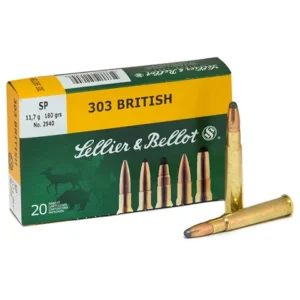 S&B 303 BRITISH 180GR SP AMMO 20RDS