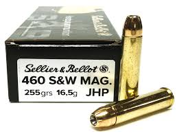 S&B 460 S&W 255GR JHP AMMO 20RDS