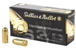 S&B 9MM MAKAROV 95GR FMJ RN AMMO 50RDS