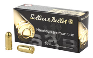 S&B 9MM MAKAROV 95GR FMJ RN AMMO 50RDS
