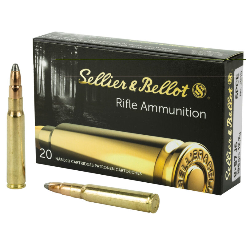 S&B 8X57 196GR JS SPCE AMMO 20RDS