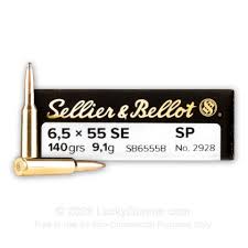S&B 6.5X55 SWEDISH 140GR AMMO 20RDS