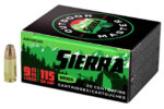 SIERRA OUTDOOR MASTER 9MM 115GR JHP AMMO 20RDS