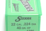 SIERRA 22CAL (.224") 40GR HP VARMINTER BULLETS 100CT