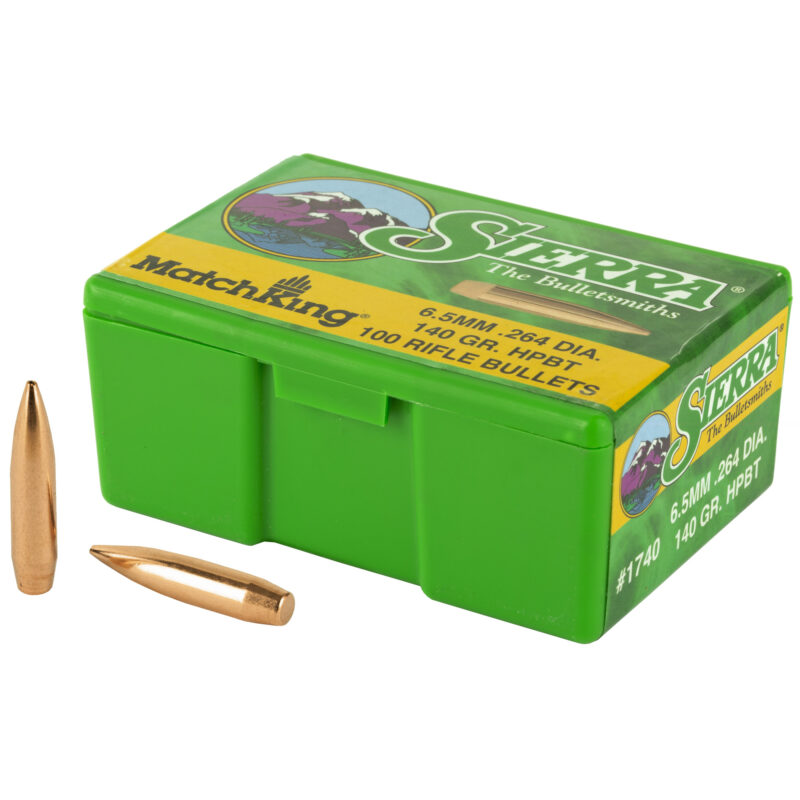 SIERRA 6.5MM (.264") 140GR HPBT MATCHKING BULLETS 100CT