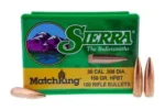 SIERRA 30CAL (.308") 168GR HPBT MATCHKING BULLETS 100CT