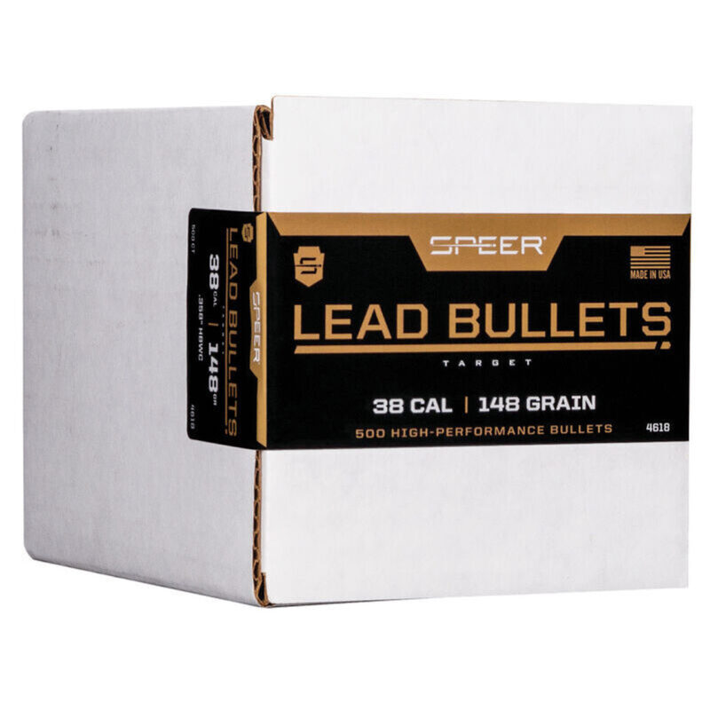 SPEER 38 CAL (.358") 148GR HBWC 500CT