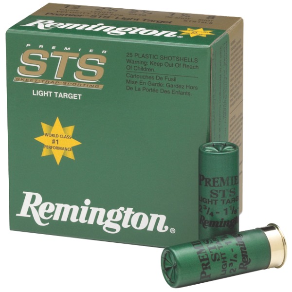 REMINGTON STS 12GA 2-3/4" 2-1/2 DRAM 1-1/8OZ #8 AMMO 250RDS