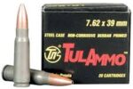 TULAMMO 7.62X39 124GR FMJ STEEL CASE AMMO 20RDS