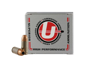 UNDERWOOD 9MM LUGER +P HARD CAST 147GR AMMO 20RDS