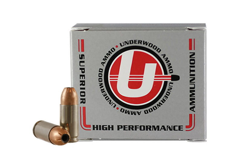 UNDERWOOD 9MM LUGER +P HARD CAST 147GR AMMO 20RDS