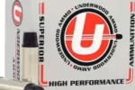 UNDERWOOD 44 REM MAG 255GR LEADCWADCUTTER AMMO 20RDS